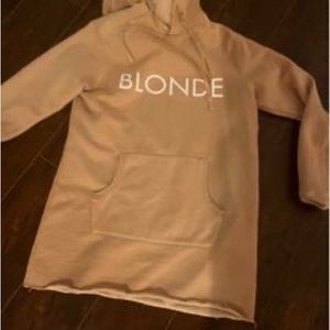 Brunette The Label Blonde Sweatshirt/sweatshirt Dress
